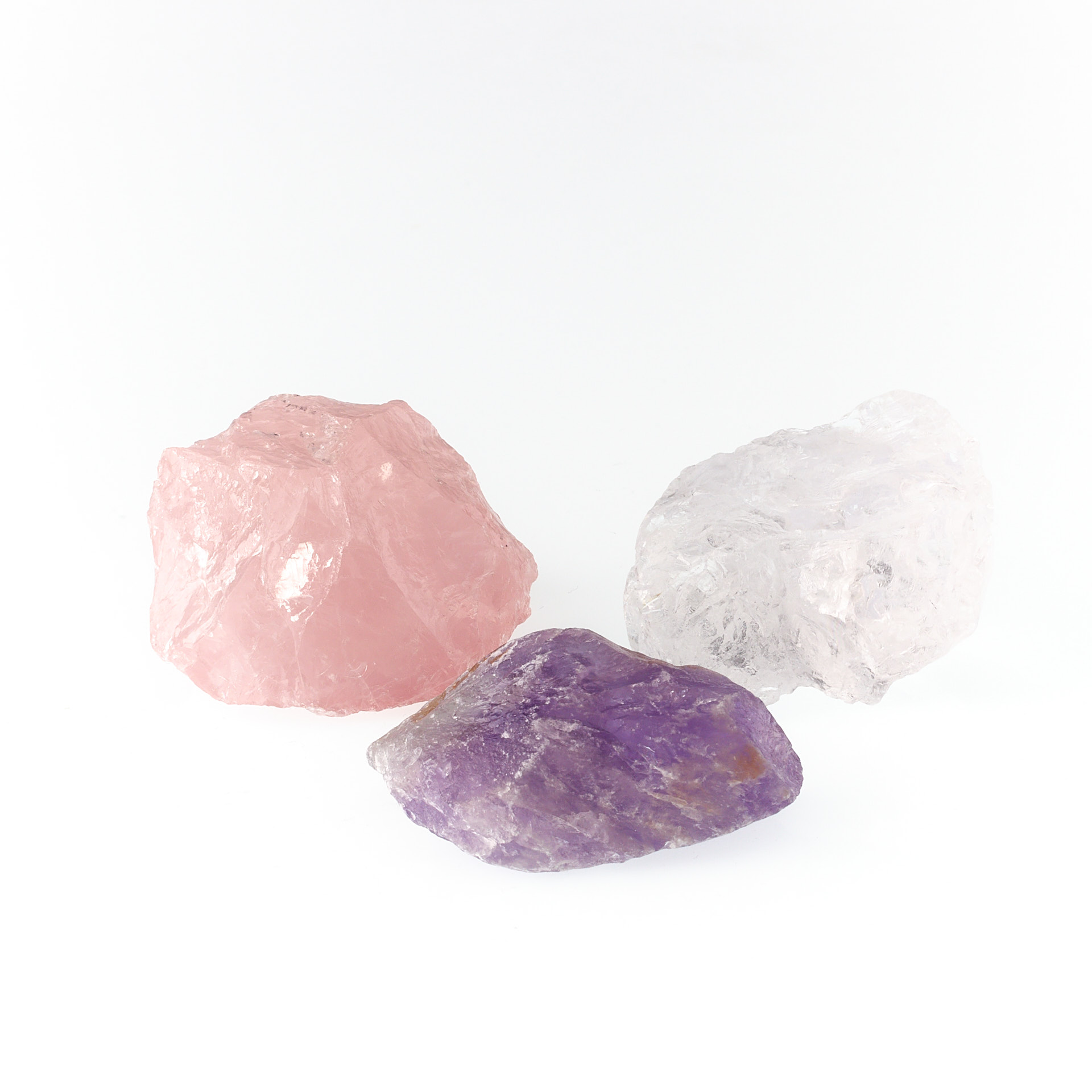 Basismischung - Wassersteine Grundmischung - Rosenquarz - Amethyst - Bergkristall