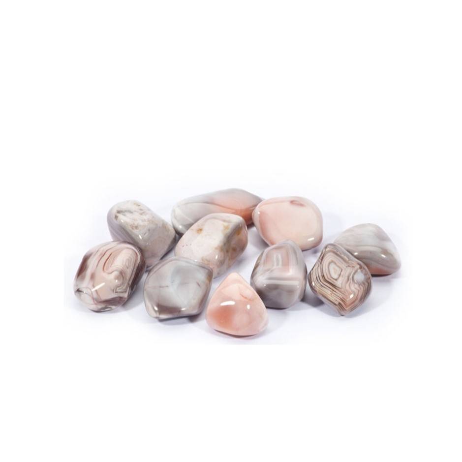 Achat pink / Botswana-Achat Trommelstein - Handschmeichler