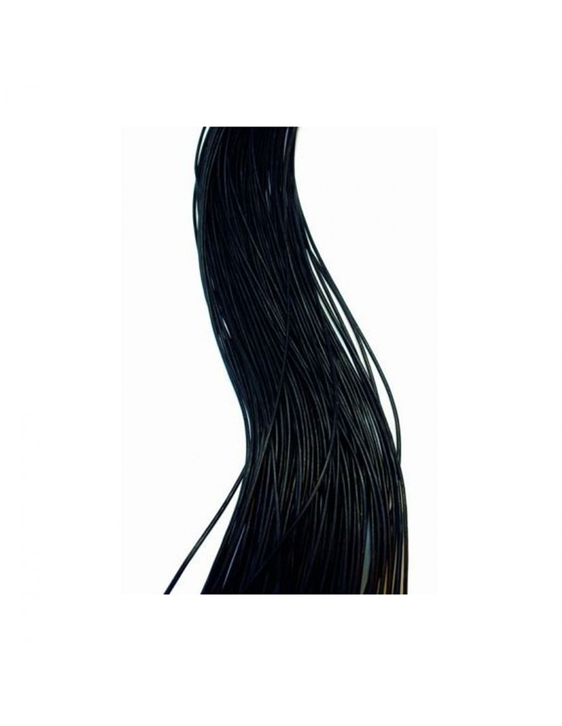 Lederband schwarz 1 m