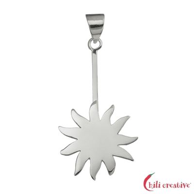 Donuthalter Sonne Silber 