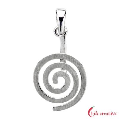 Donuthalter Spirale Silber matt 