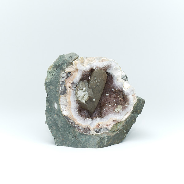 Amethyst mit Calcit, Steinbruch Juchem