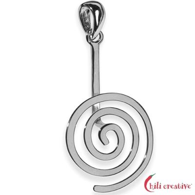 Donuthalter Spirale Silber