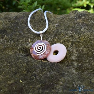 Donuthalter Spirale Silber matt 
