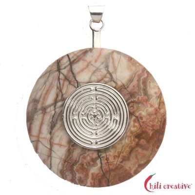 Donuthalter Labyrinth Silber 